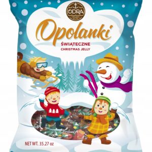 Śnieżka Odra Opolanki Świąteczne 1 kg – galaretki w czekoladzie mix smaków